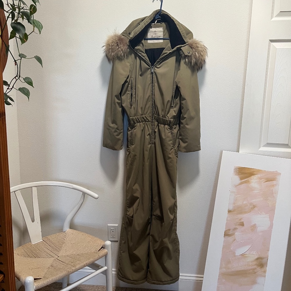 Authier Vintage Italian Fur Ski Suit